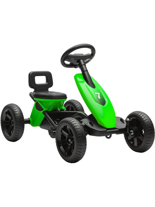 Kart à pédales enfant go kart carter chaine fermé noir vert - Kiabi