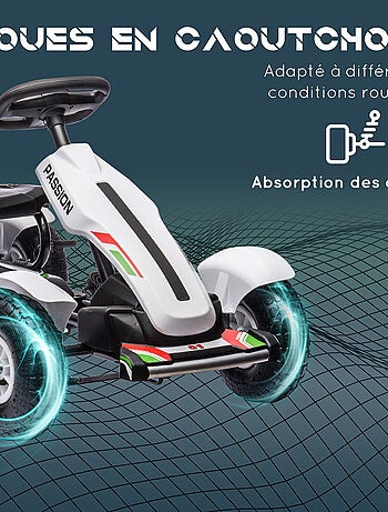 Kart à pédales enfant Go kart Formule 1 Racing passione italia