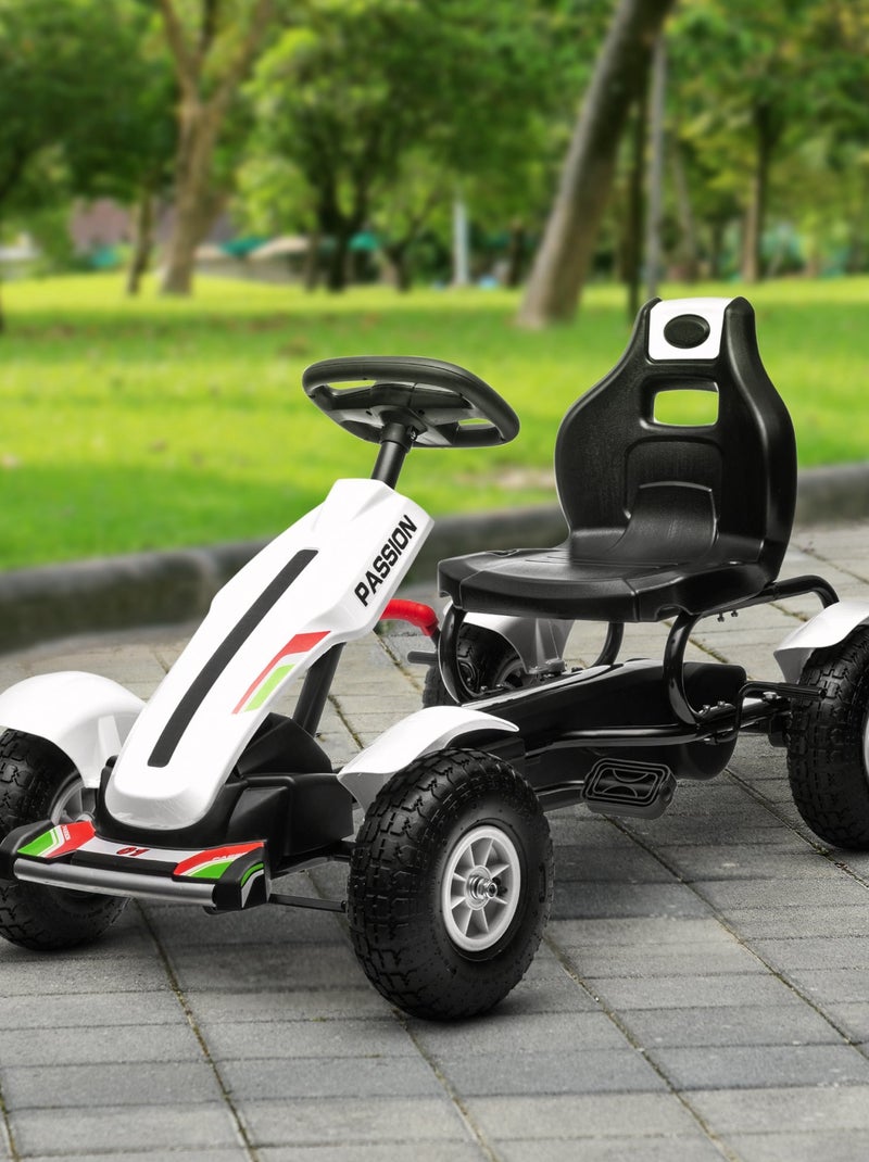 Kart à pédales enfant Go kart Formule 1 Racing passione italia Blanc Blanc - Kiabi