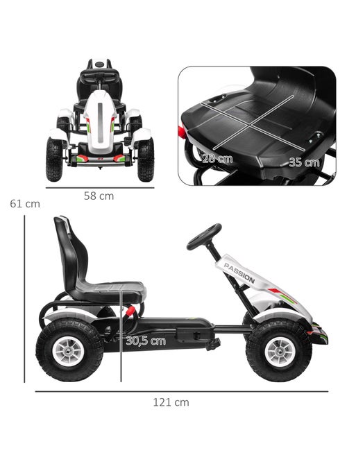 Kart à pédales enfant Go kart Formule 1 Racing passione italia - Kiabi