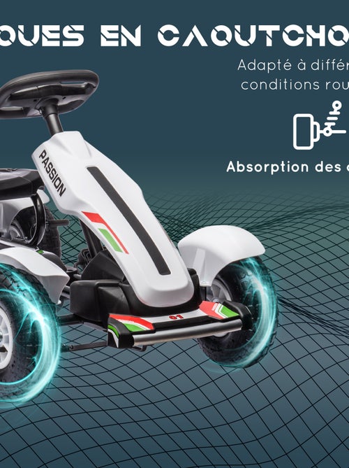 Kart à pédales enfant Go kart Formule 1 Racing passione italia - Kiabi