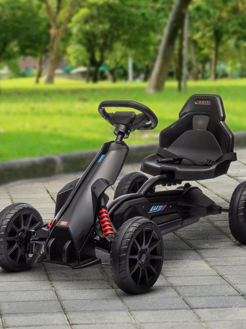 Kart à pédales enfant Go kart Formule 1 Racing réglable avec ceinture - Kiabi