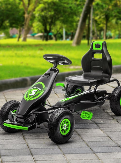 Kart à pédales enfant Go kart Formule 1 Racing Super Power 5 - Kiabi
