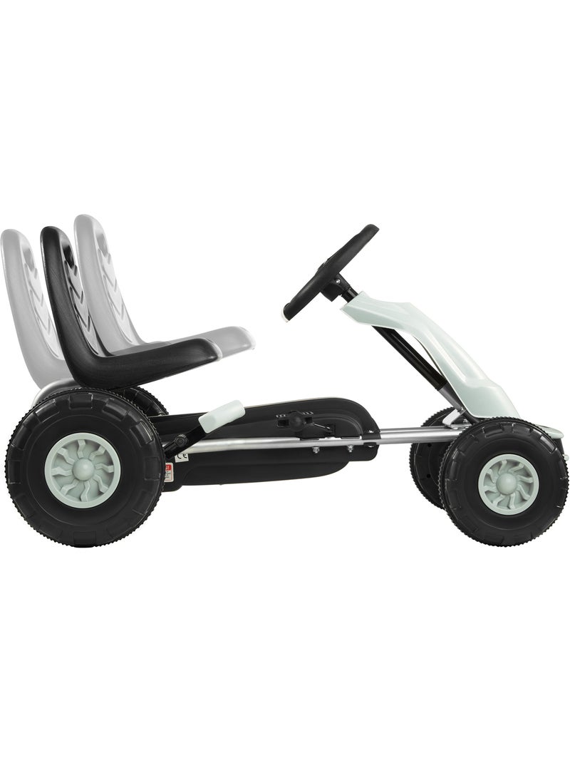 Kart à pédales enfant style course 3-6 ans marche avant arrière freins sûrs N/A - Kiabi