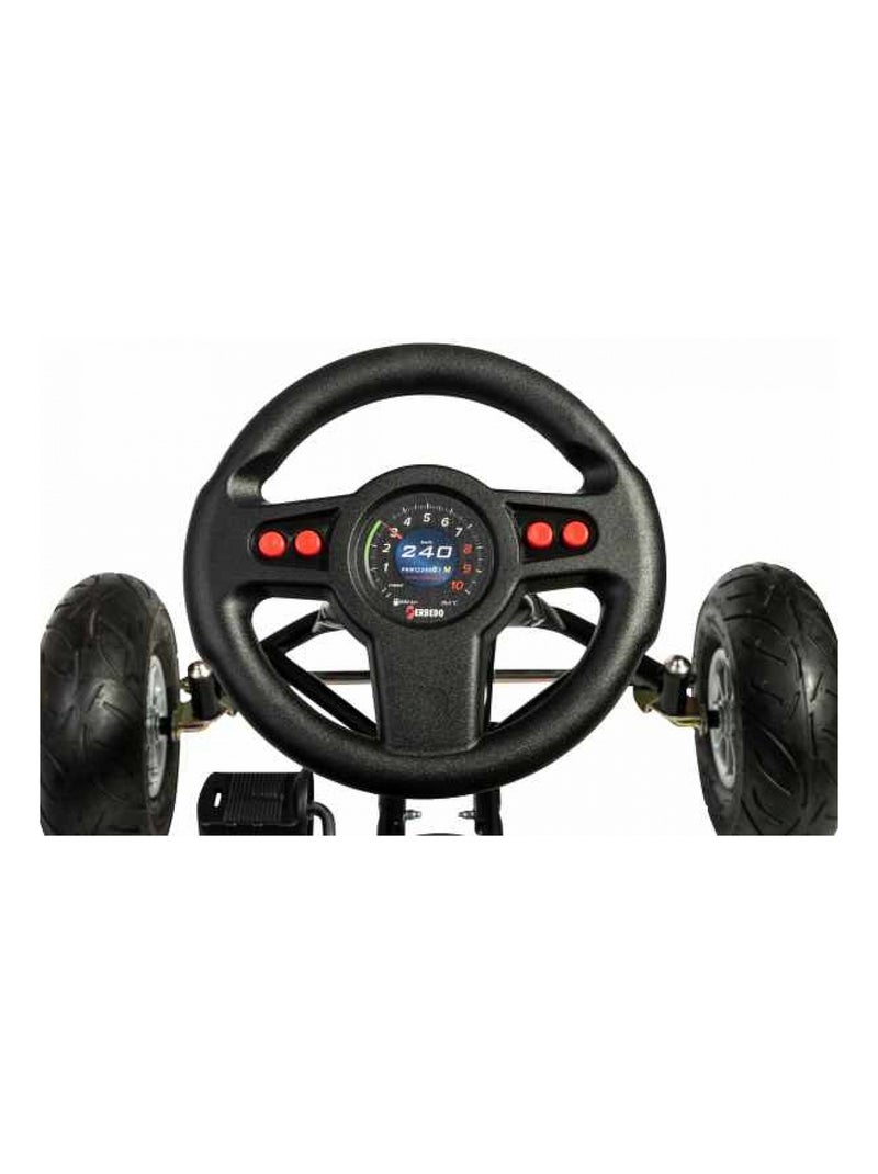 Kart à pédales ferbedogokart atx racer Jaune - Kiabi