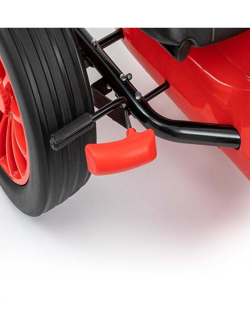 BERG Karting Buddy B-Orange | Kart à Pédales, Go-Kart, Siège Réglable, Roues Gonflables, Kart à pédales pour Enfant, Vélo et véhicule pour Enfants 3-8 Ans