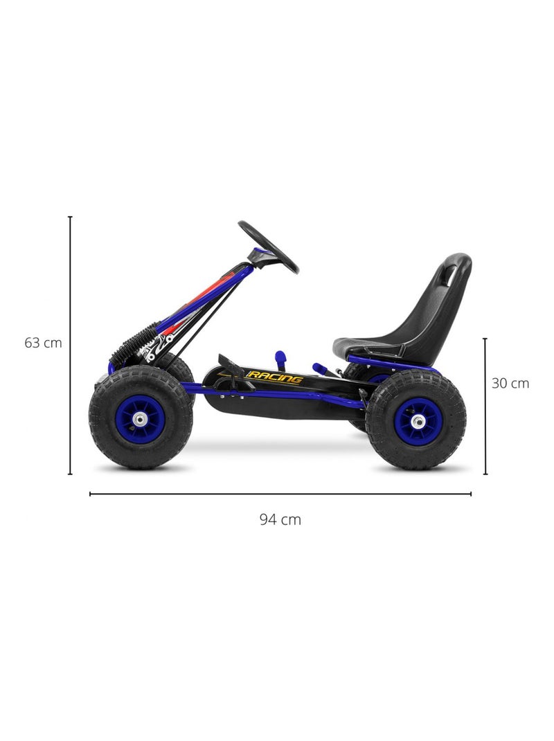 Kart à pédales thor - couleur bleu Bleu - Kiabi