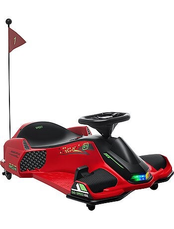 Kart électrique drift enfant 12v 2 vitesses 3-8 km/h