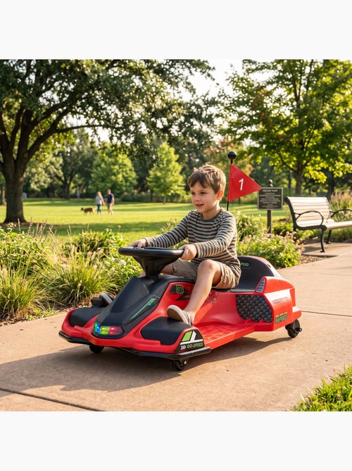 Kart électrique drift enfant 12v 2 vitesses 3-8 km/h - Kiabi Kart électrique drift enfant 12v 2 vitesses 3-8 km/h - Kiabi
