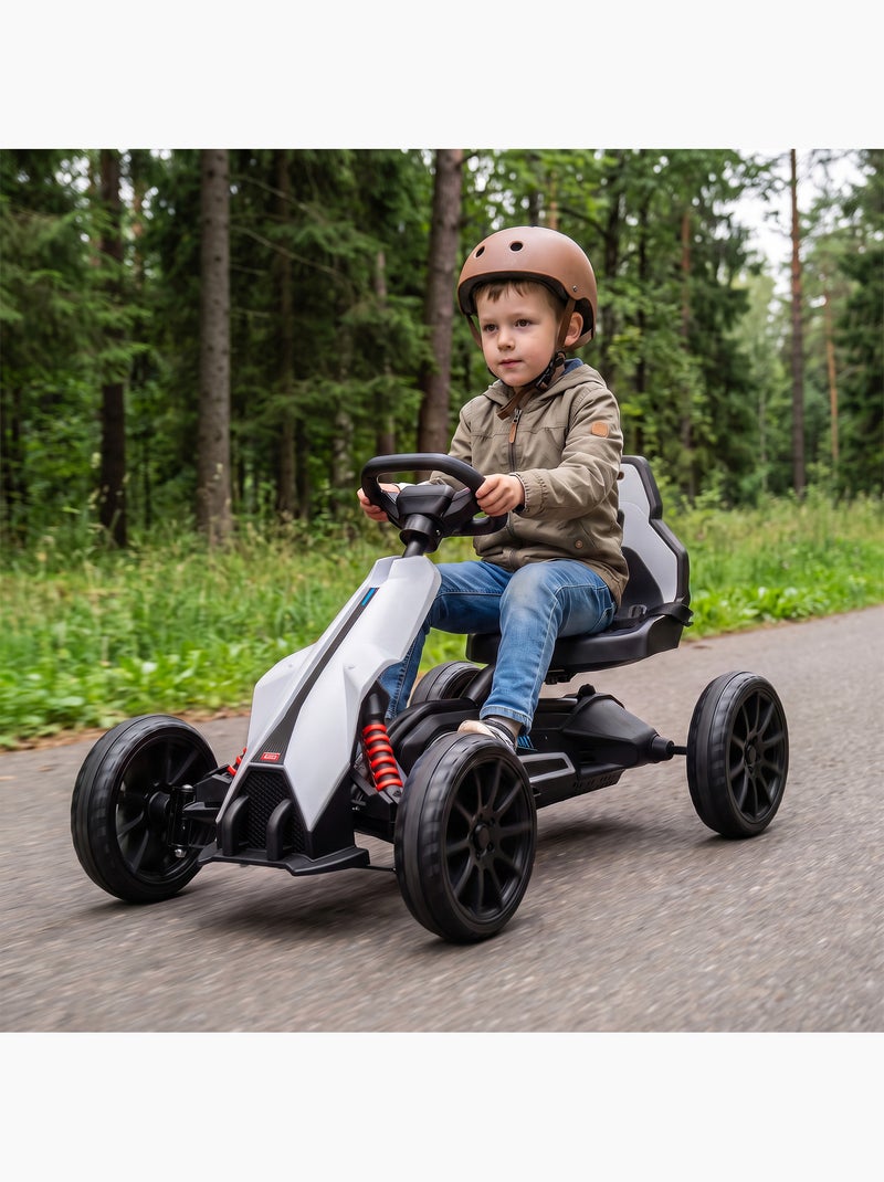 Kart électrique enfant Blanc Blanc - Kiabi