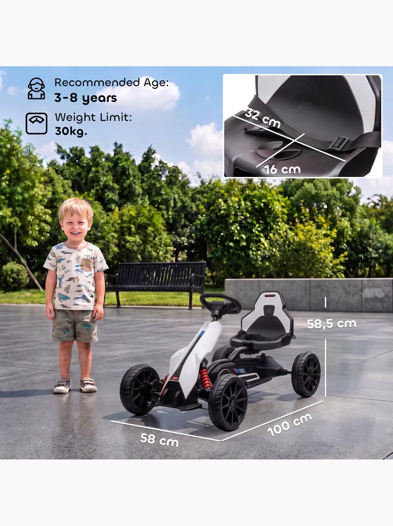Kart électrique enfant Blanc Blanc - Kiabi