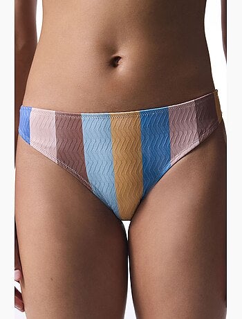 Keira stripe slip de bikini rayé penti