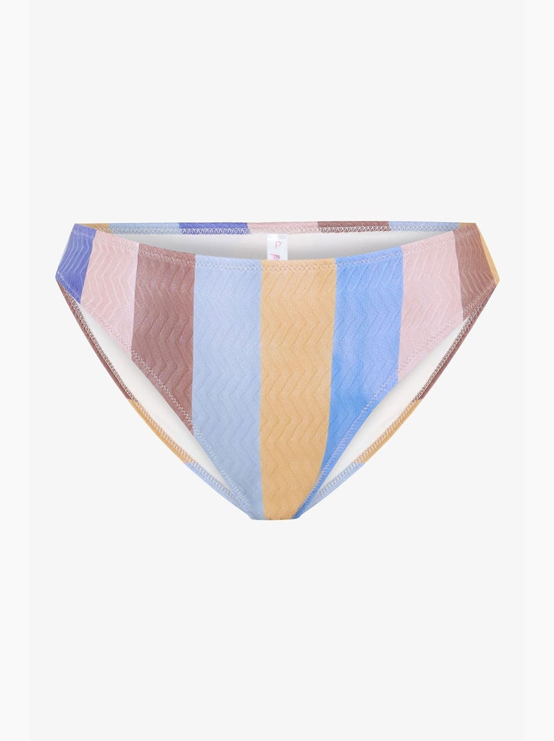 Keira stripe slip de bikini rayé penti Bleu pastel - Kiabi