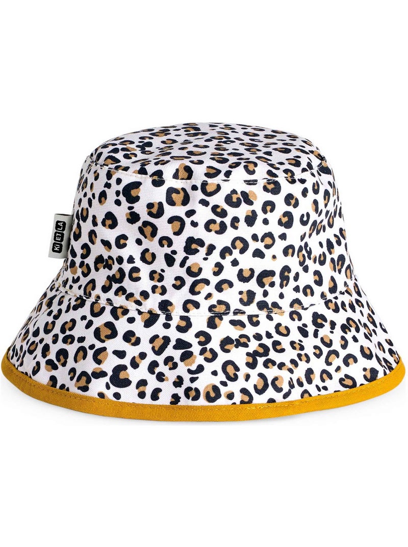Ki ET LA | Bob réversible enfant UPF50+ coton protection soleil Orange - Kiabi