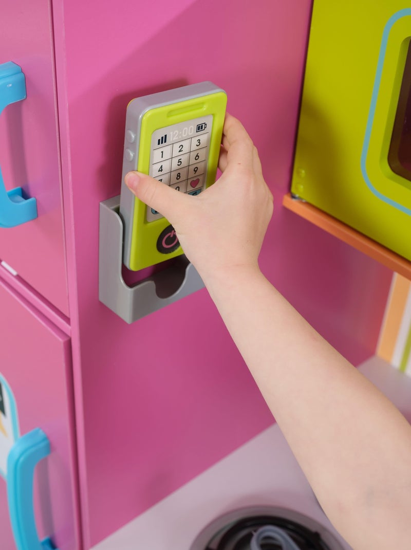 KidKraft - Cuisine enfant en bois Deluxe Big and Bright avec accessoires inclus N/A - Kiabi