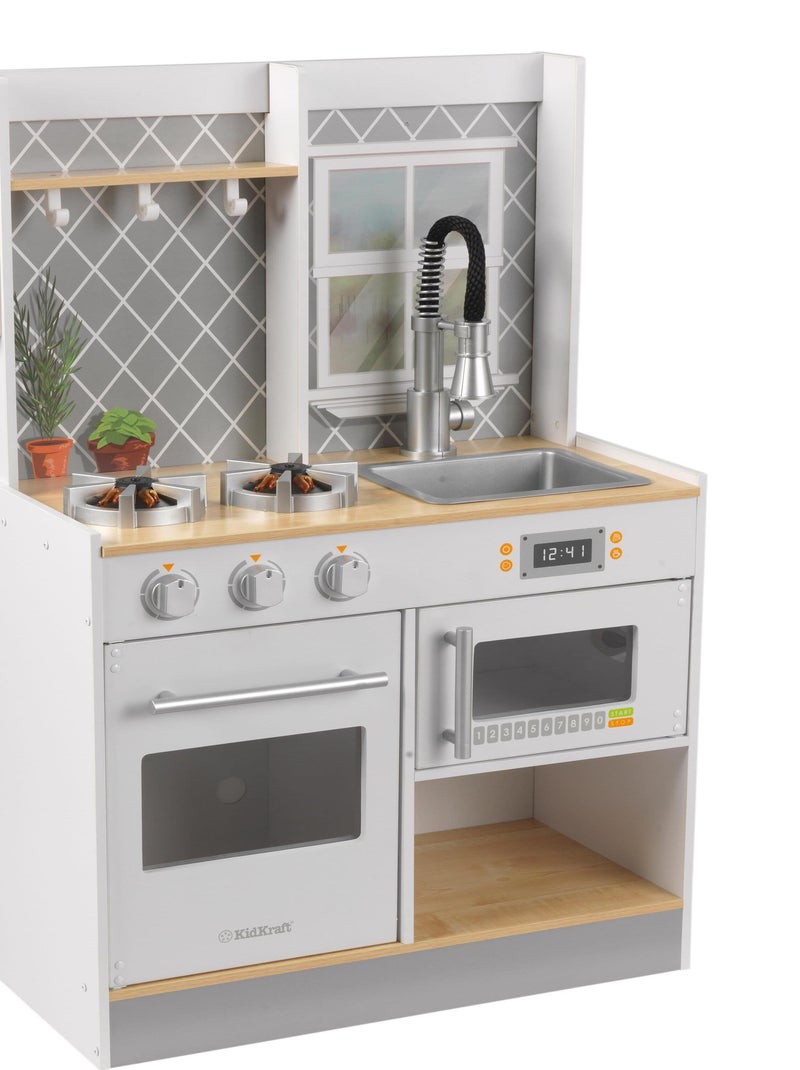 KidKraft - Cuisine enfant en bois Let's Cook avec sons et lumières N/A - Kiabi