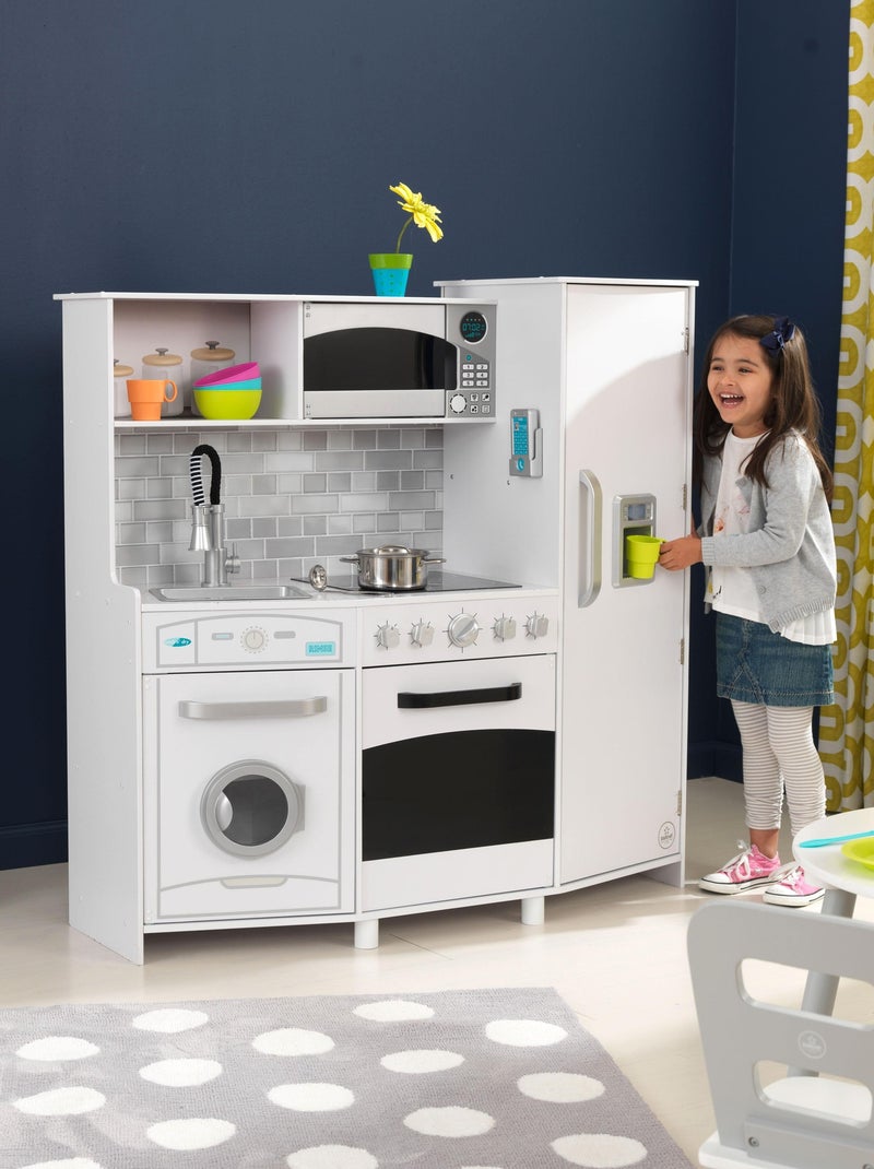 KidKraft - Grande Cuisine enfant en bois avec sons et lumières N/A - Kiabi
