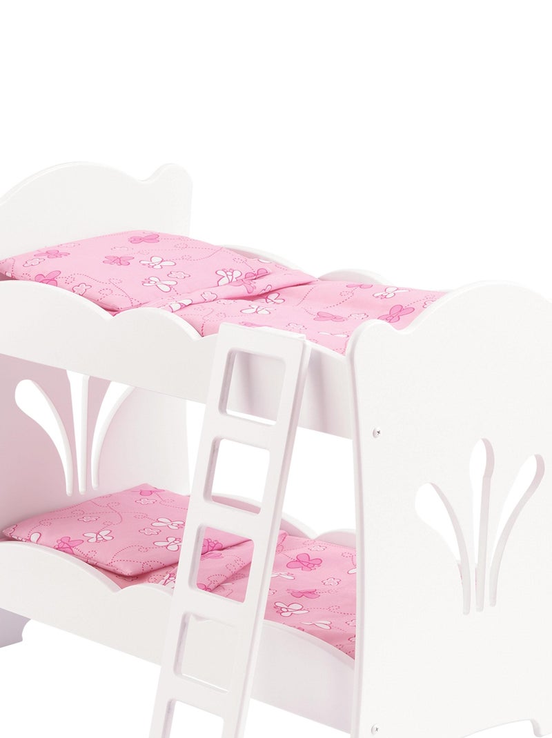 KidKraft - Lit superposé Lil' Doll en bois pour poupée  - Accessoire pour poupée N/A - Kiabi
