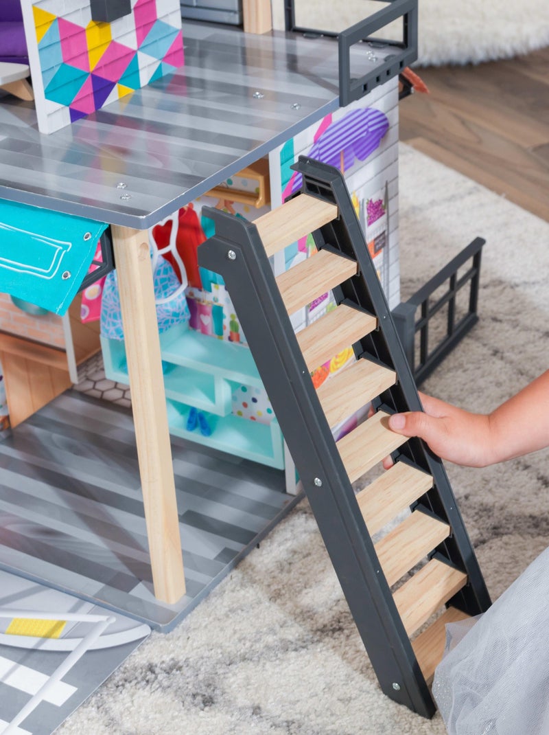 KidKraft - Maison  de poupée en bois Bianca avec 26 accessoires inclus, sons et lumières - EZ Kraft N/A - Kiabi