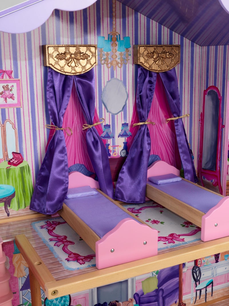 KidKraft - Maison  de poupée en bois My Dream avec 12 accessoires inclus Rose - Kiabi
