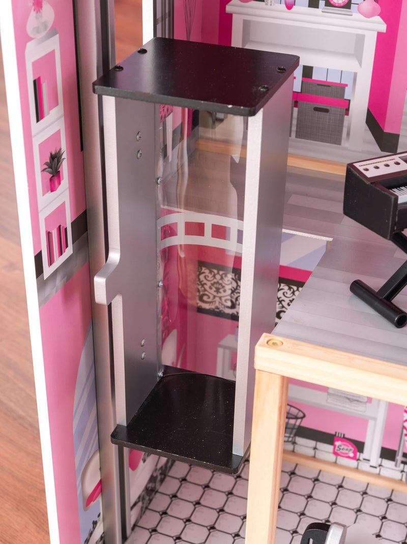KidKraft - Maison  de poupée en bois Sparkle avec 30 accessoires inclus, sons et lumières N/A - Kiabi