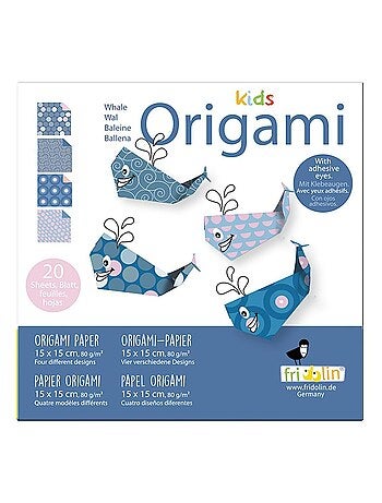 Kids origami - baleine