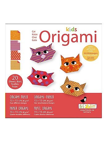 Kids origami - chat