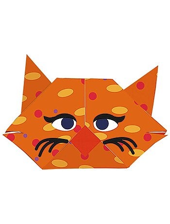 Kids origami - chat