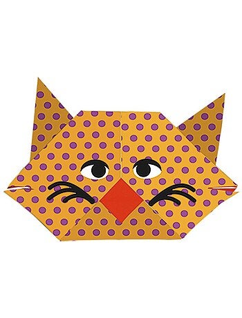 Kids origami - chat