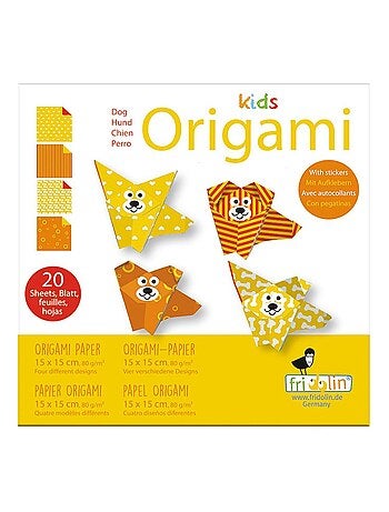 Kids origami - chien