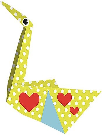 Kids origami - cygne