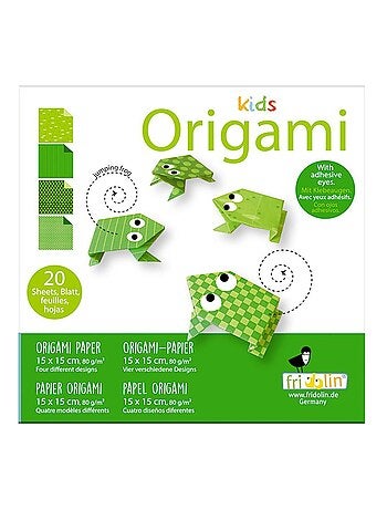Kids origami - grenouille