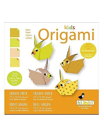 Kids origami - lièvre