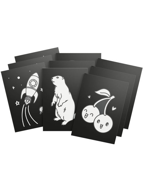 KIDYWOLF - Lot de 3 kits création déco murale - Kiabi