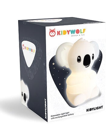 Kidywolf | grande veilleuse koala en silicone rechargeable kidylight