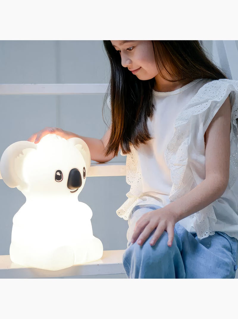 Kidywolf | grande veilleuse koala en silicone rechargeable kidylight Blanc - Kiabi