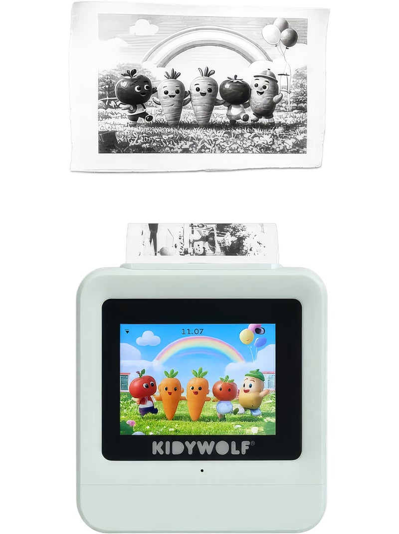 Kidywolf | imprimante ia instantanée sans encre enfant kidyprinter ai Vert - Kiabi