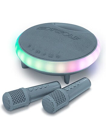 Kidywolf | karaoké portable lumineux enfant avec 2 micros kidykaraoke