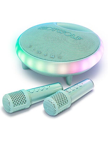 Kidywolf | karaoké portable lumineux enfant avec 2 micros kidykaraoke
