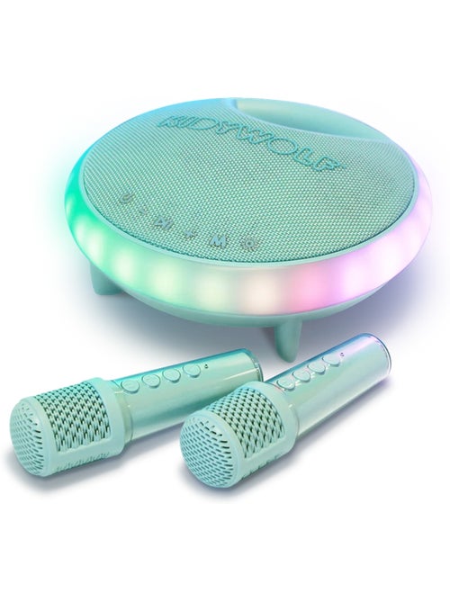 Kidywolf | karaoké portable lumineux enfant avec 2 micros kidykaraoke - Kiabi Kidywolf | karaoké portable lumineux enfant avec 2 micros kidykaraoke - Kiabi