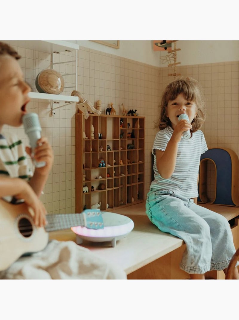 Kidywolf | karaoké portable lumineux enfant avec 2 micros kidykaraoke Vert - Kiabi