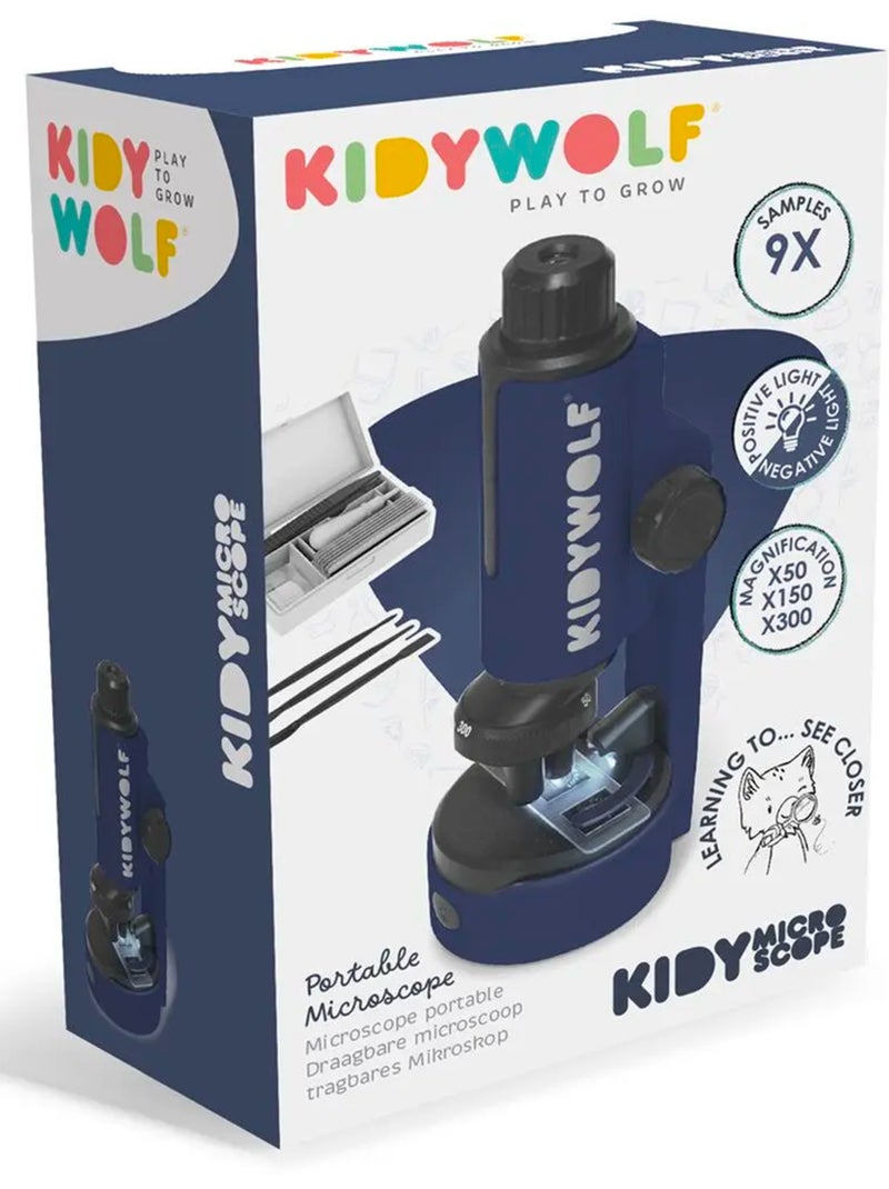 Kidywolf | microscope portable pour enfant kidymicroscope Bleu - Kiabi