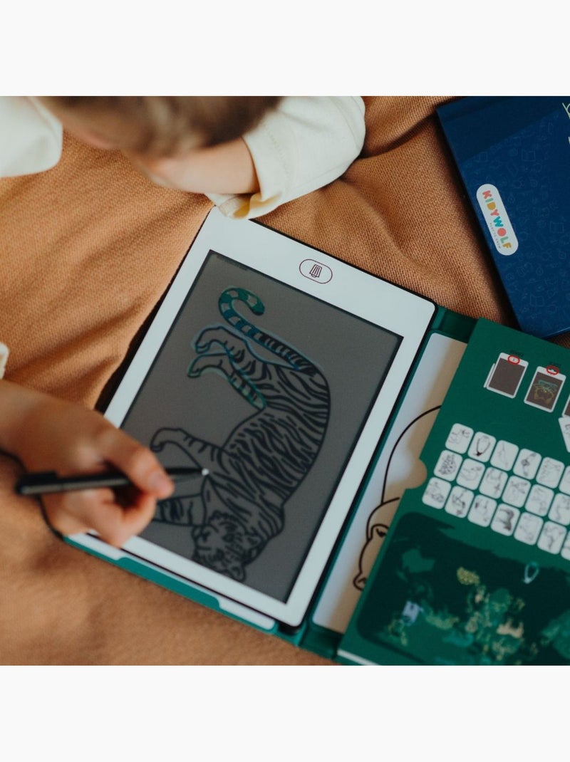Kidywolf | recharge kidydraw mini 60 cartes animaux et océans & pirates Vert - Kiabi