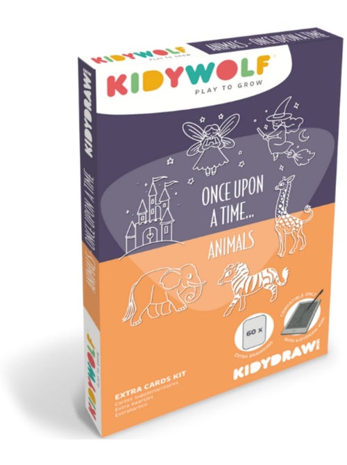 Kidywolf | recharge kidydraw mini 60 cartes il était une fois et animaux - Kiabi
