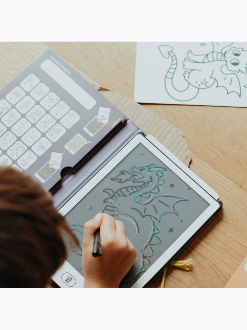 Kidywolf | recharge kidydraw mini 60 cartes il était une fois et animaux Orange - Kiabi