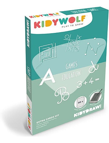 Kidywolf | recharge kidydraw mini 60 cartes jeux et éducation
