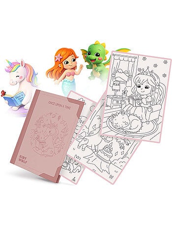 Kidywolf | recharge kidydraw pad 30 cartes à décalquer dès 6 ans