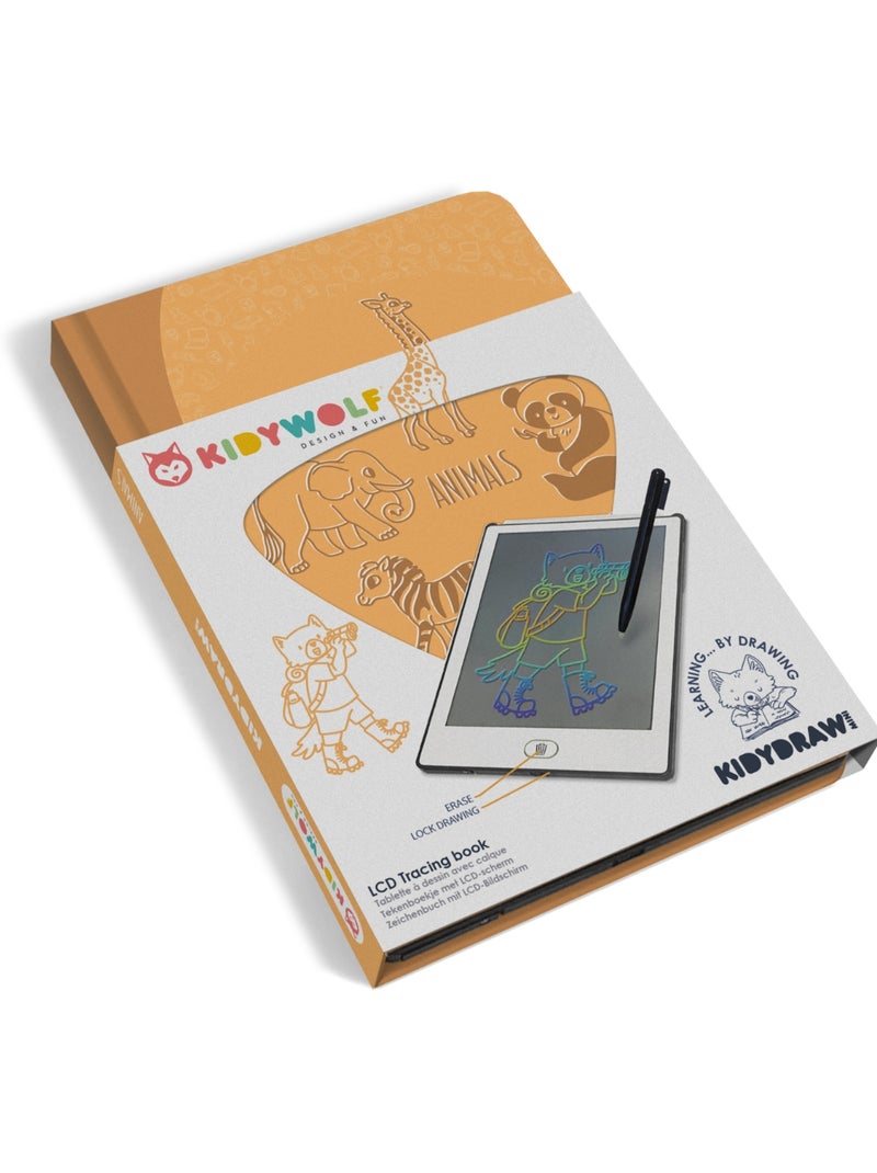 Kidywolf | tablette à dessin enfant lcd kidydraw mini Jaune - Kiabi