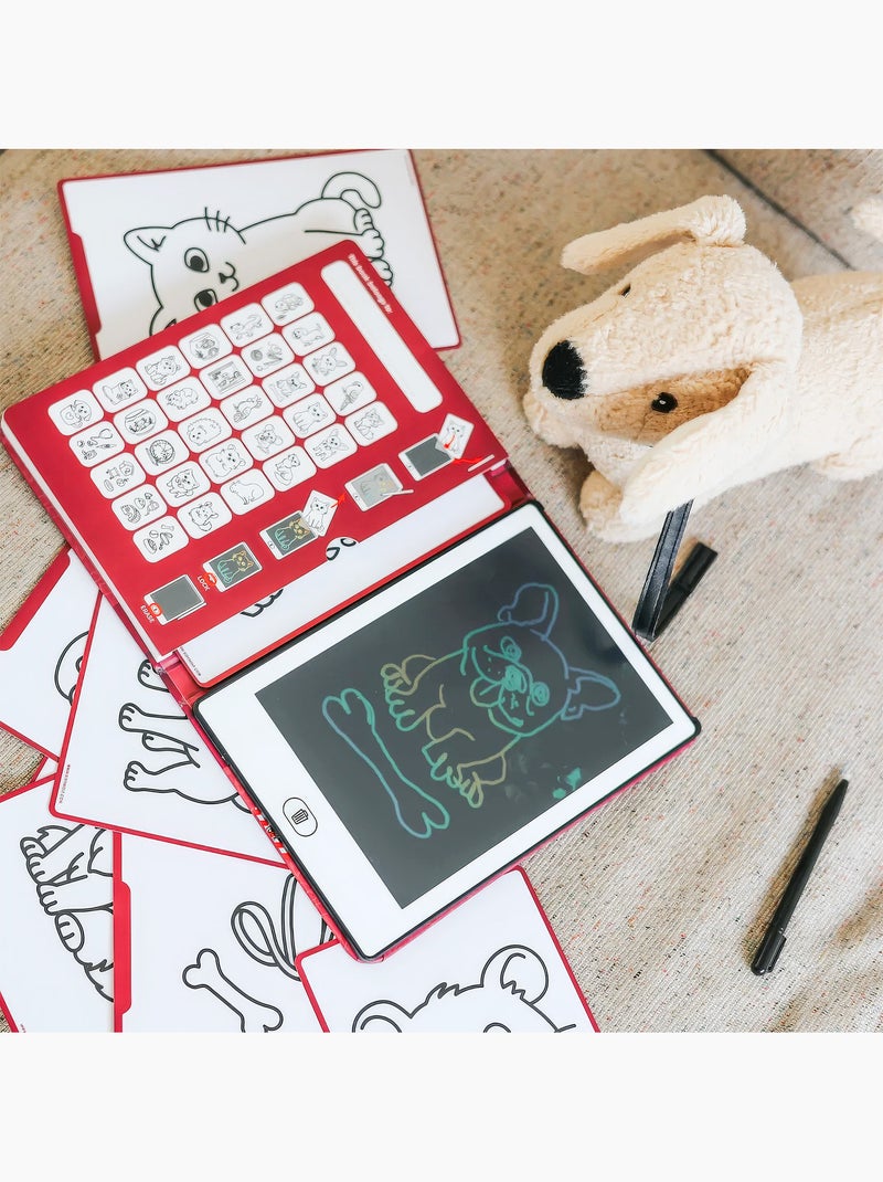 Kidywolf | tablette à dessin enfant lcd kidydraw mini Rose fushia - Kiabi