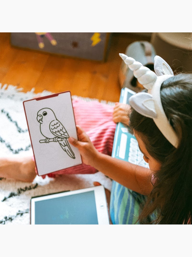 Kidywolf | tablette à dessin enfant lcd kidydraw mini Rose fushia - Kiabi